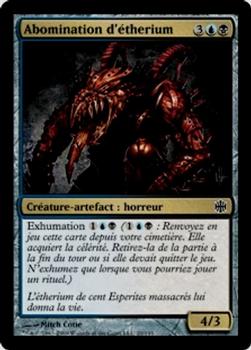 2009 Magic the Gathering Alara Reborn French #20 Abomination d'étherium Front