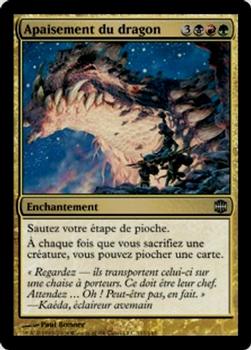 2009 Magic the Gathering Alara Reborn French #115 Apaisement du dragon Front