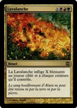 2009 Magic the Gathering Alara Reborn French #118 Lavalanche Front