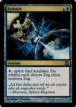 2009 Magic the Gathering Alara Reborn German #31 Zeitsieb Front