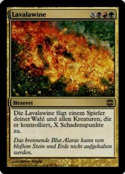 2009 Magic the Gathering Alara Reborn German #118 Lavalawine Front