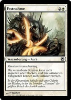 2010 Magic the Gathering Scars of Mirrodin German #2 Festnahme Front