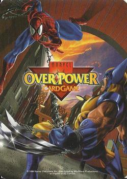 1999 Fleer Marvel X-Men OverPower #NNO Adamantium Back