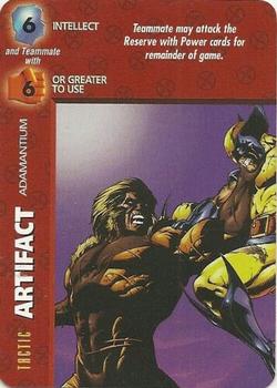 1999 Fleer Marvel X-Men OverPower #NNO Adamantium Front