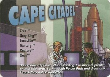 1999 Fleer Marvel X-Men OverPower #NNO Cape Citadel Front
