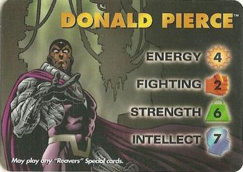 1999 Fleer Marvel X-Men OverPower #NNO Donald Pierce Front