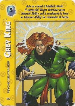 1999 Fleer Marvel X-Men OverPower #NNO Grey King - Psychic Neutralizer Front