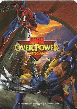 1999 Fleer Marvel X-Men OverPower #NNO Landslide Back