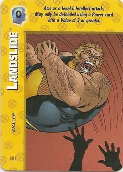 1999 Fleer Marvel X-Men OverPower #NNO Landslide - Wallop Front