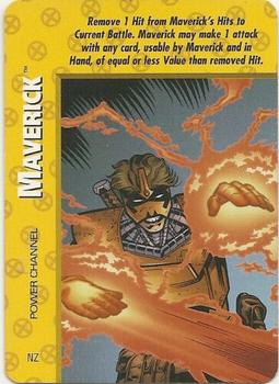 1999 Fleer Marvel X-Men OverPower #NNO Maverick - Power Channel Front