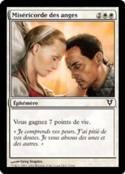 2012 Magic the Gathering Avacyn Restored French #3 Miséricorde des anges Front