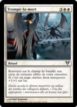 2012 Magic the Gathering Avacyn Restored French #16 Trompe-la-mort Front