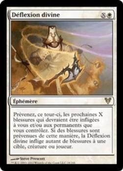 2012 Magic the Gathering Avacyn Restored French #18 Déflexion divine Front