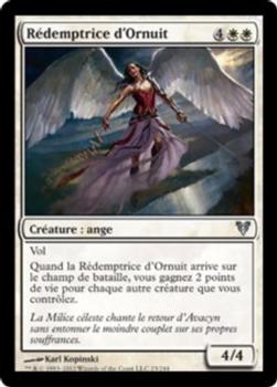 2012 Magic the Gathering Avacyn Restored French #23 Rédemptrice d'Ornuit Front