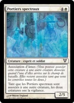 2012 Magic the Gathering Avacyn Restored French #37 Portiers spectraux Front