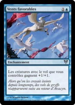 2012 Magic the Gathering Avacyn Restored French #51 Vents favorables Front