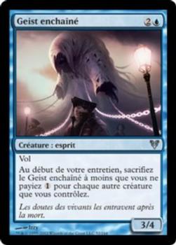 2012 Magic the Gathering Avacyn Restored French #52 Geist enchaîné Front