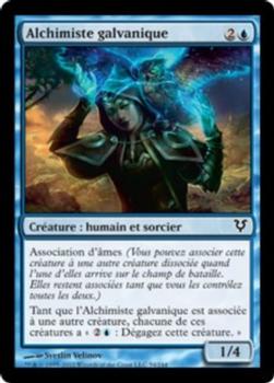 2012 Magic the Gathering Avacyn Restored French #54 Alchimiste galvanique Front