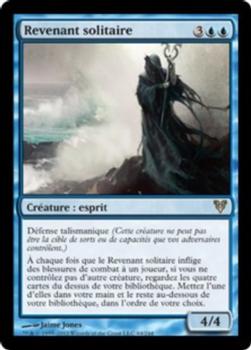 2012 Magic the Gathering Avacyn Restored French #64 Revenant solitaire Front