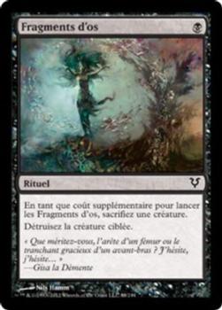 2012 Magic the Gathering Avacyn Restored French #88 Fragments d'os Front