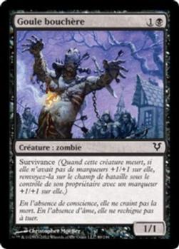 2012 Magic the Gathering Avacyn Restored French #89 Goule bouchère Front