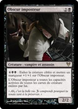 2012 Magic the Gathering Avacyn Restored French #92 Obscur imposteur Front