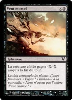 2012 Magic the Gathering Avacyn Restored French #93 Vent mortel Front