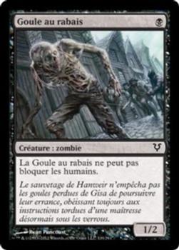 2012 Magic the Gathering Avacyn Restored French #110 Goule au rabais Front