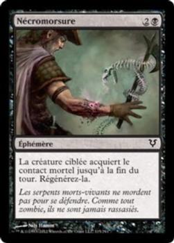 2012 Magic the Gathering Avacyn Restored French #115 Nécromorsure Front