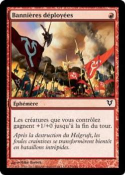 2012 Magic the Gathering Avacyn Restored French #127 Bannières déployées Front