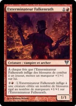2012 Magic the Gathering Avacyn Restored French #134 Exterminateur Falkenrath Front
