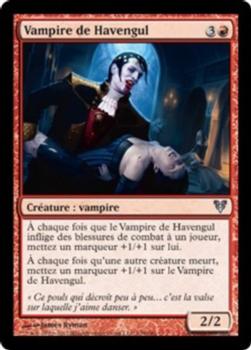 2012 Magic the Gathering Avacyn Restored French #139 Vampire de Havengul Front