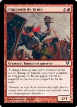 2012 Magic the Gathering Avacyn Restored French #143 Frappeuse de Kruin Front