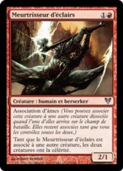 2012 Magic the Gathering Avacyn Restored French #144 Meurtrisseur d'éclairs Front