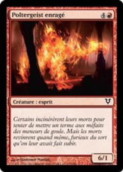2012 Magic the Gathering Avacyn Restored French #150 Poltergeist enragé Front