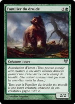 2012 Magic the Gathering Avacyn Restored French #175 Familier du druide Front