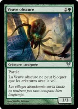 2012 Magic the Gathering Avacyn Restored French #180 Veuve obscure Front