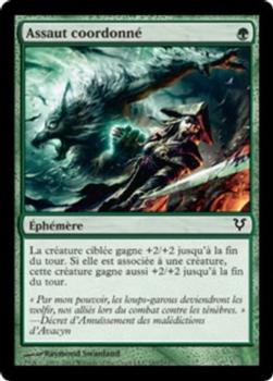 2012 Magic the Gathering Avacyn Restored French #183 Assaut coordonné Front