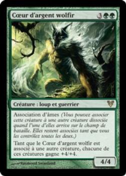 2012 Magic the Gathering Avacyn Restored French #206 Cœur d'argent wolfir Front