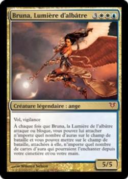 2012 Magic the Gathering Avacyn Restored French #208 Bruna, Lumière d'albâtre Front
