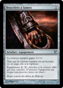 2012 Magic the Gathering Avacyn Restored French #213 Bracelets à lames Front