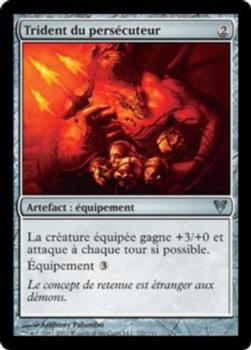 2012 Magic the Gathering Avacyn Restored French #222 Trident du persécuteur Front