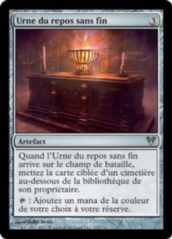 2012 Magic the Gathering Avacyn Restored French #224 Urne du repos sans fin Front
