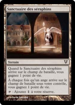 2012 Magic the Gathering Avacyn Restored French #228 Sanctuaire des séraphins Front