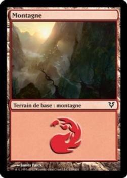 2012 Magic the Gathering Avacyn Restored French #239 Montagne Front