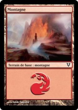 2012 Magic the Gathering Avacyn Restored French #240 Montagne Front