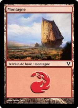2012 Magic the Gathering Avacyn Restored French #241 Montagne Front