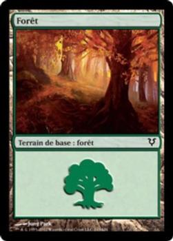 2012 Magic the Gathering Avacyn Restored French #243 Forêt Front