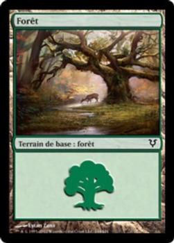 2012 Magic the Gathering Avacyn Restored French #244 Forêt Front