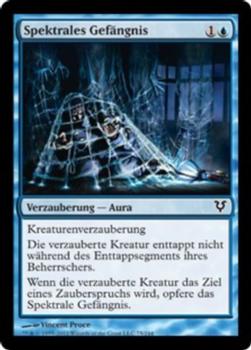 2012 Magic the Gathering Avacyn Restored German #75 Spektrales Gefängnis Front
